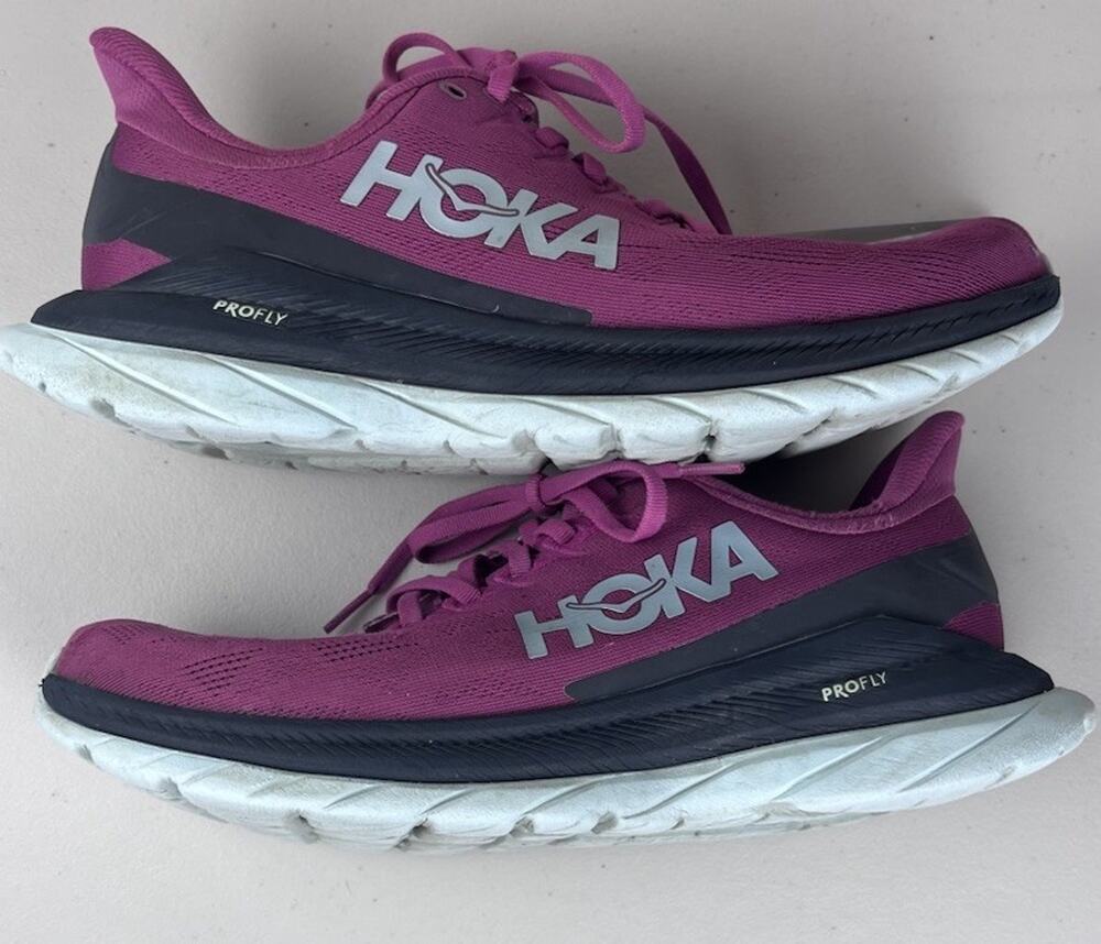 Hoka One Mach 4 Women’s Running Shoes US 9.5 Pink Lightweight